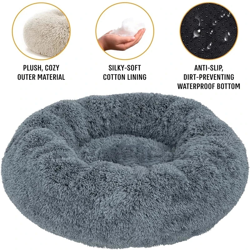 Ultra Soft & Washable Pet Bed for Cats & Dogs
