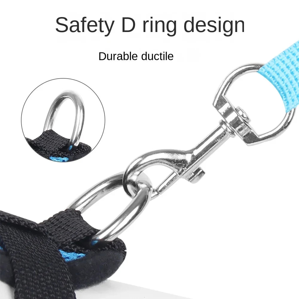Summer Breathable Pet Harness & Leash Set – Adjustable, Reflective Vest for Small Dogs
