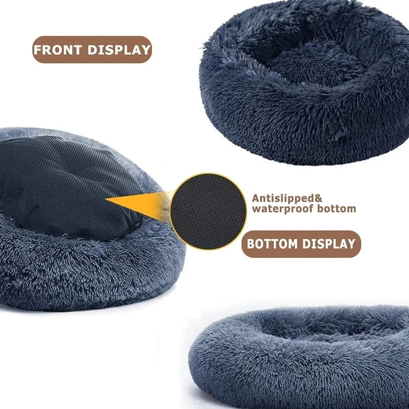 Ultra Soft & Washable Pet Bed for Cats & Dogs