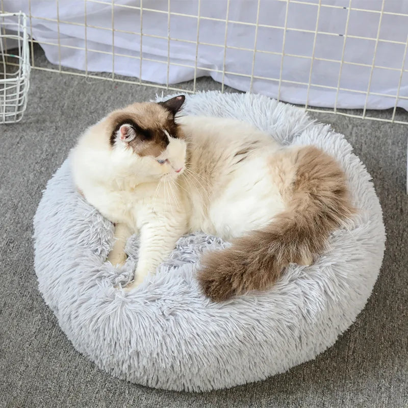 Ultra Soft & Washable Pet Bed for Cats & Dogs